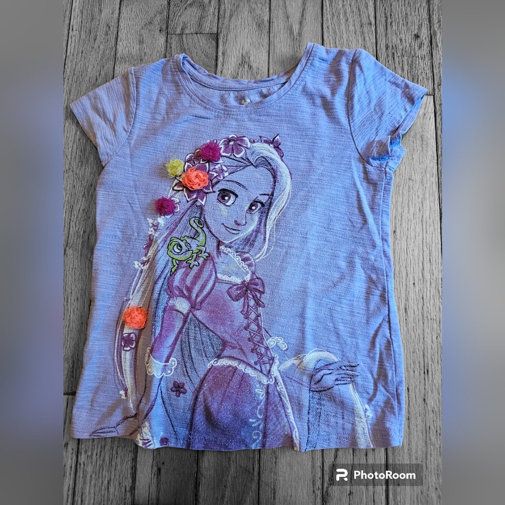 Disney Jumping Beans Rapunzel Shirt 4T. EUC.